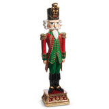 PRE-ORDER Raz 25.5" Red Green Gold Nutcracker 4510508