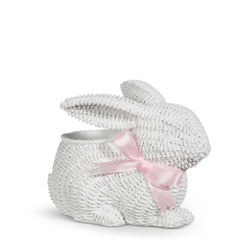 Raz Easter 10" Woven Bunny Planter 4511192