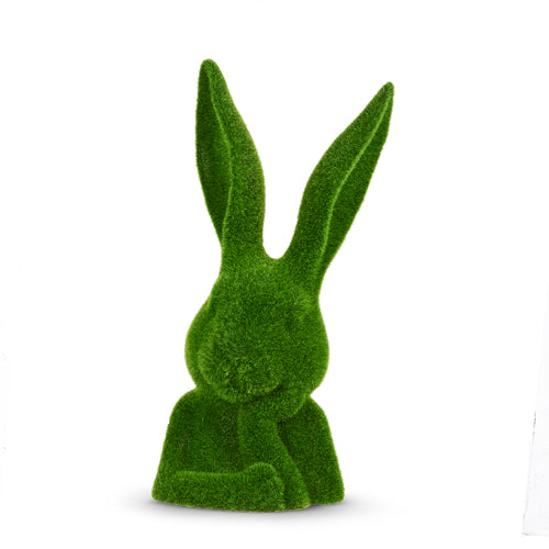 Raz Easter 15.5" Moss Thinking Rabbit Bust 4511359