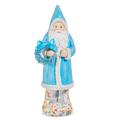 PRE-ORDER Raz 11.75"  Sprinkle Blue Santa 4511378