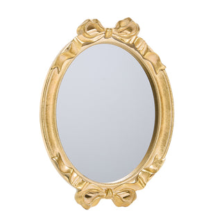 Pre-Order 13.5" Gold Coquette Bow Mirror 4512205