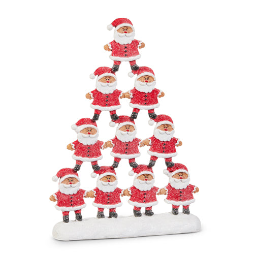 PRE-ORDER 10" Gingerbread Santa Tower 4512267