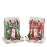 PRE-ORDER Raz 10.5" Lighted Striped Nutcracker Paper House 4512529