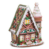 PRE-ORDER  Raz 12" Lighted Ice Cream Cone  Gingerbread House 4516676