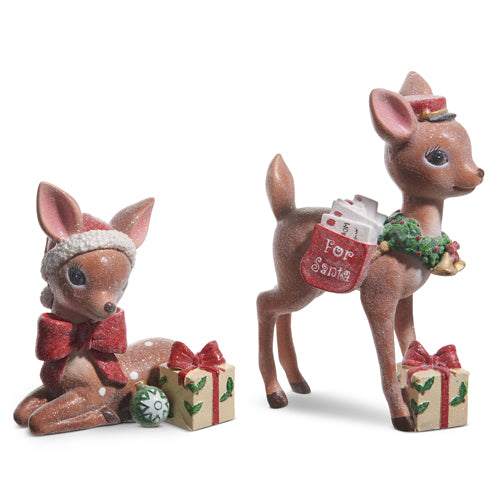 PRE-SALE Raz Christmas 8.75 Vintage Deer 4519140