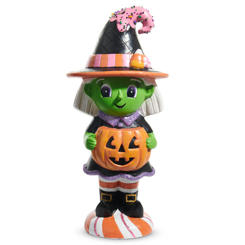 PRE-ORDER Raz Halloween 16.5" Trick or Treater Witch 4519174