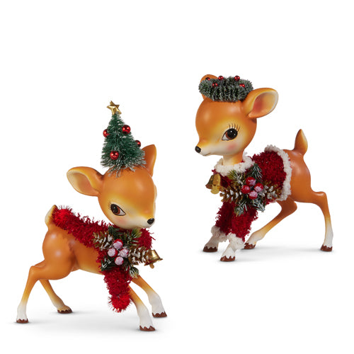 PRE-SALE Raz Christmas 7.5" Playful Holiday Fawn 4520065