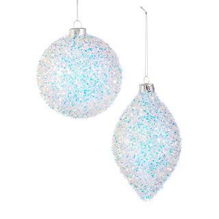 Pre-Order 4" Iridescent Glitter Ornaments 4522891
