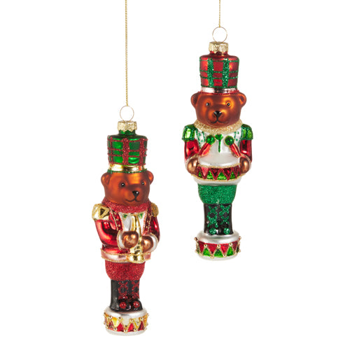Pre-Order Raz Christmas 5.75" Teddy Nutcracker Ornaments 4522927