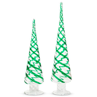 PRE-ORDER 16" Green Swirl Trees 4524560