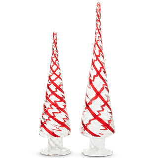 PRE-ORDER 16" Red Swirl Trees 4524561