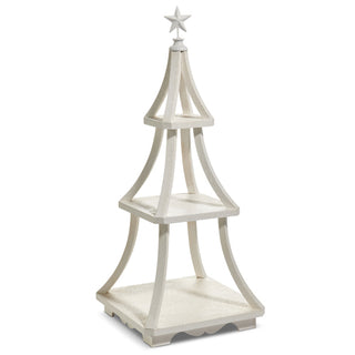 PRE-ORDER 27.5" White Tiered Display Tree