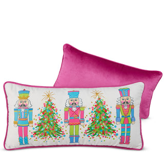 Pre-Order 22" Candy Shop Trees and Nutcrackers Throw Pillow 4536662