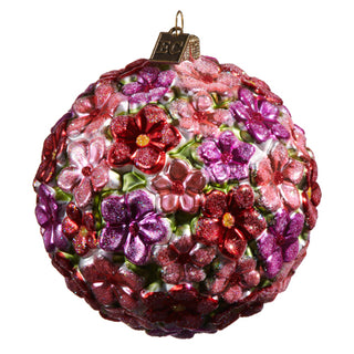 Pre-Order Raz Imports Eric Cortina 4" Pink Colorful Blossom Ball Ornament 4453155