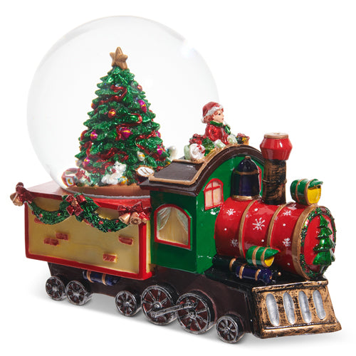 PRE-ORDER Raz 8.75" Musical Train Water Globe 4571357