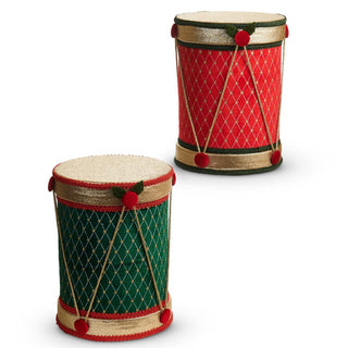 Pre-Order Red and Green Velvet Drum Set 4603582