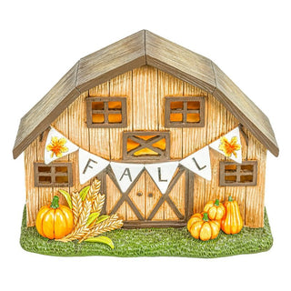 PRE-ORDER Harvest Bounty Barn Tabletop with Lights 46046
