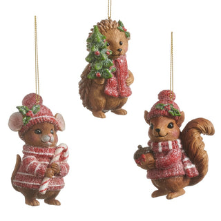 Pre-Order  A Very Merry Cozy Critter Christmas Ornament Set 4607027