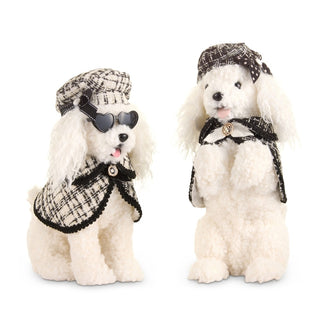 Pre-Order Black and White French Poodle Set 4614007