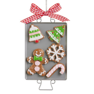 Pre-Order Gingerbread Cookies Baking Sheet Ornament 4615565