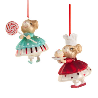 Pre-Orde Sweet Treat Mice Ornament 4616112