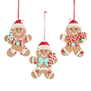 Pre-Order Blue and red Gingerbread Cookie Ornaments S4616297