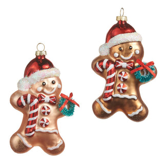 Pre-Order Glass Gingerbread Man Ornament Set 4619212