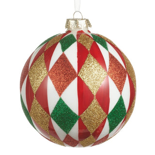 Pre-Order Harlequin Pattern Ball Ornament 4624663