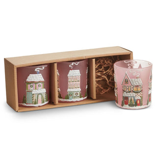 Pre-Order Glass Pink Box of Snowflake Lane Containers  4624829