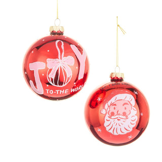 Pre-Order Glass Pink Christmas Red Ball Ornament 4624893