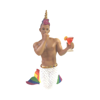 Rainbow Merman Ornament Figurine 55-55145