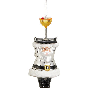 Pre-Order Champagne Service Santa Ornament 4652901
