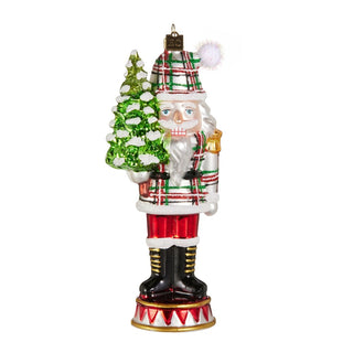 Pre-Order Eric Cortina Plaid Nutcracker Ornament 4653175