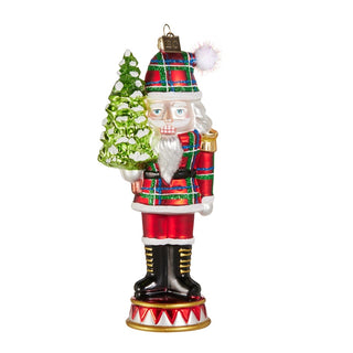 Pre-Order Eric Cortina Plaid Nutcracker Ornament  4653176