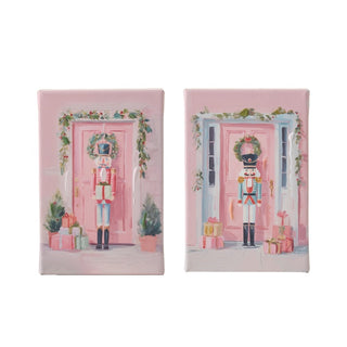 Pre-Order Pink Door and Nutcracker Wall Art Set 4656277