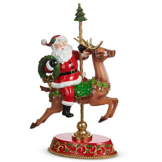 Pre-Order Santa on Carousel Deer 4657605