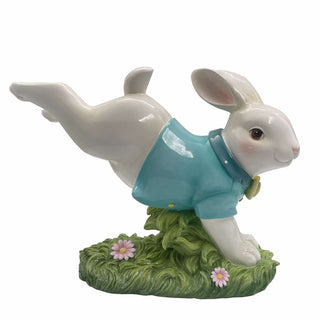 Regency 20" Outdoor Leaping Blue Bunny Easter MT25397