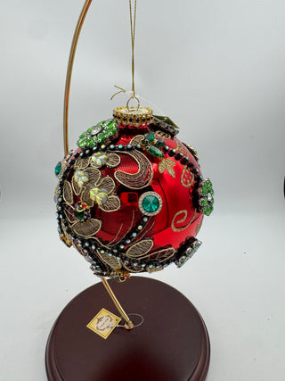2025 Crown Jewels Ornament, Red 36-54278