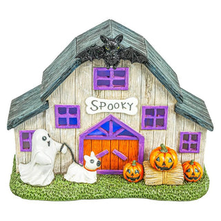 PRE-ORDER Halloween Spooky Haunted Barn with LED 56060