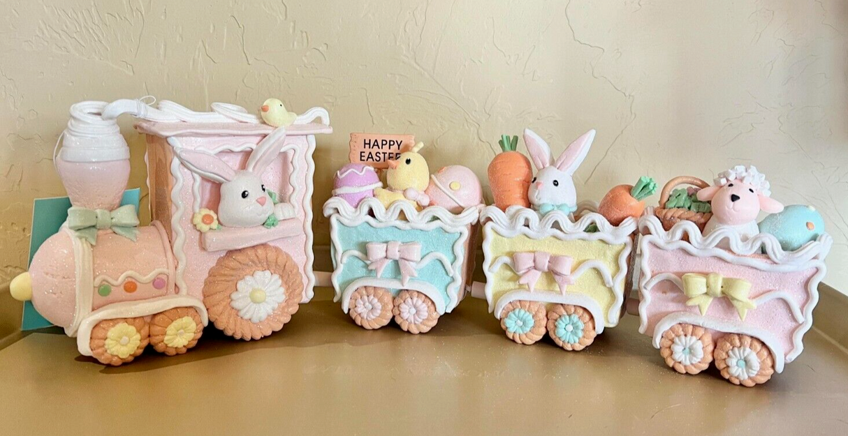 Pastel Easter Sugared Gingerbread Train