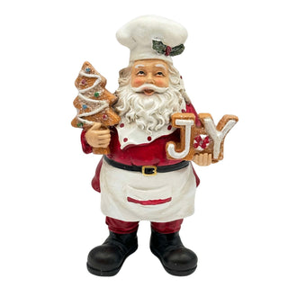 Hanna's Handiworks Christmas Santa  Gingerbread Cookie Tree Decor Shelf Sitter