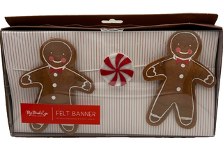 Christmas Gingerbread Man 6 ft Garland My Mind's Eye Holiday XM231