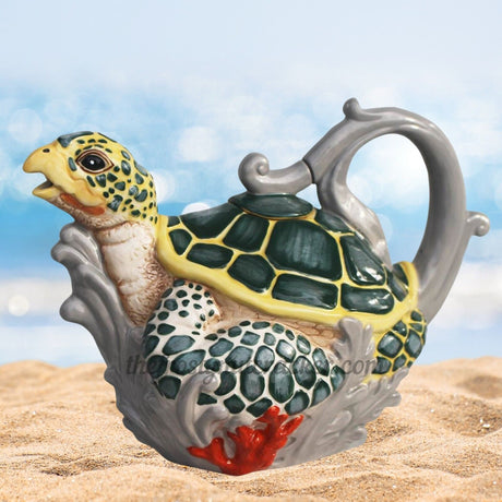 Blue Sky Clayworks Sea Turtle Teapot Auth Retailer NEW 2024 BEST SELLER