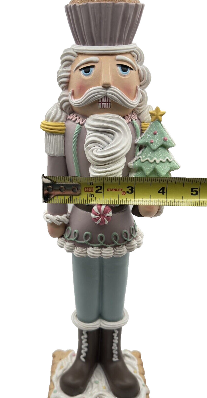 Christmas Pastel Purple 18" NUTCRACKER Decor Cupcake  Tree One Of Kind Custom