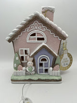 Easter Gingerbread House White Rabbit LED Illuminated Cupcakes & Cashmere31E36