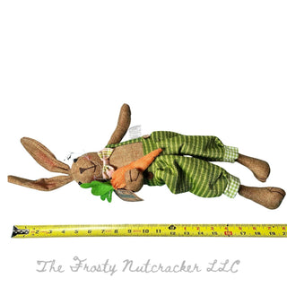 Plush 8" Easter Spring Bunny with Carrot