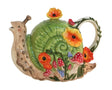 Snail Teapot Ceramics by Blue Sky Heather Goldminc Animal Decor Tea Pot NEW