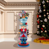 Kurt Adler Hollywood Alice & Friends in Tea Cup Party Hat Nutcracker 18" K54