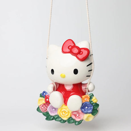 Blue Sky Clayworks Hello Kitty Ceramic Garden Swinger NEW Auth Retailer