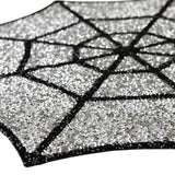 Sparkles Home Luminous Rhinestone Spider Web  Placemat Halloween 2024